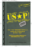 PCS  ™ US  P™ OPERATOR`S MANUAL 1.0 Manuel de l`utilisateur