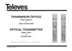 TRANSMISOR ÓPTICO OPTICAL TRANSMITTER