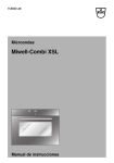 Microondas Miwell-Combi XSL Manual de instrucciones - V