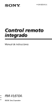 Control remoto integrado