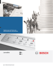 Manual de instrucciones lavavajillas Bosch
