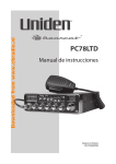 Manual Uniden PC78LTD (ESP)