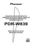 PDR-W839 - Pioneer Europe - Service and Parts Supply website