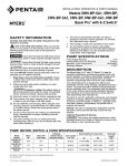 Models SRM-BP-SA1, SRM-BP, CMV-BP-SA1, CMV