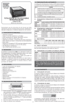 TOTALIZADOR DE PULSOS/HORAS MICROPROCESADO