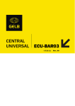 Gelb. ECU-BAR-3H I7531 / Manual