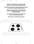 manual de instalacion e instrucciones para uso de encimeras