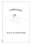 MANUAL DE USO CAPPUCCINO