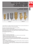 Válvula de seguridad de apertura total instantánea. (AIT)