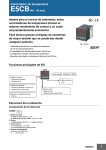 E5CB Controlador de temperatura, Datasheet