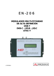 Manual de instrucciones de EN-206 (modulador