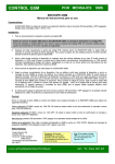 CONTROL GSM - PLC Madrid