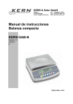 Manual de instrucciones Balanza compacta