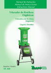 TR 200 Triturador de Resíduos Orgânicos Triturador de
