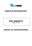 MOD. MINIMAX-E - Salvador Escoda SA