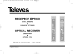 RECEPTOR ÓPTICO OPTICAL RECEIVER