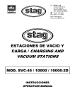 CARGA / CHARGING AND VACUUM STATIONS