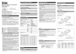 Manual de instrucciones y mantenimiento Cilindro sin