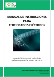 Manual Instrucciones Eléctrico GENER 2013
