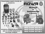 Manual Equipos Presurizadores MAXFLOW