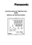 controlador de temperatura manual de instrucciones