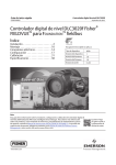 Controlador digital de nivel DLC3020f Fisher FIELDVUE fieldbus