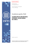 Micrófonos patrones, calibración según norma IEC 61094-2/93