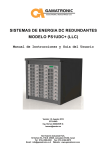 sistemas de energia dc redundantes modelo ps1udc+