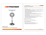 ventilador de pie estimado cliente advertencias de seguridad