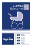 PaseoBebe.com | Manual de Instrucciones | Inglesina Classica