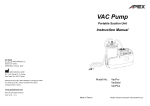 VAC Pump - Apex Medical
