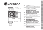 OM, Gardena, Temporizador de riego electrónico, Art 01825