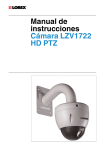 Cámara LZV1722 HD PTZ Manual de instrucciones