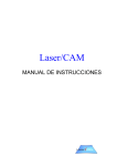 Manual de Instrucciones del Laser/CAM en * 2,3Mb