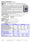 MANUAL de INSTRUCCIONES RMC-32 MULTIMETRO DIGITAL DE