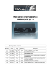 Manual de instrucciones ANTIMODE 8033