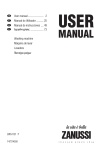 User manual Washing machine Máquina de lavar Lavadora Manual