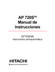AP 720STM Manual de instrucciones