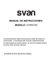 manual de instrucciones microondas svmw700
