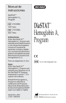 Diastat Hemoglobin A1c Program Instruction Manual - BIO-RAD