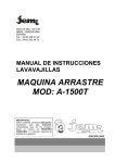 MAQUINA ARRASTRE MOD: A-1500T