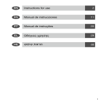 EN ES PT EL HE Instructions for use 2 Manual de instrucciones 11