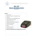 BEL 330 Manual de Instrucciones - Todo Radares