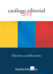 catálogo editorial 2014