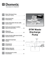600346027 DTW Dometic discharge pump manual
