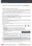 Calibración vs comprobación de los detectores de gas AKO