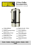 15 litre Coffee Percolator/Urn