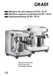 Máquina de café espresso ES 90 / ES 91 Macchina espresso