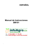 ESPAÑOL Manual de Instrucciones SM101