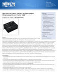 UPS Internet Office Standby de 350VA 120V Ultracompacto